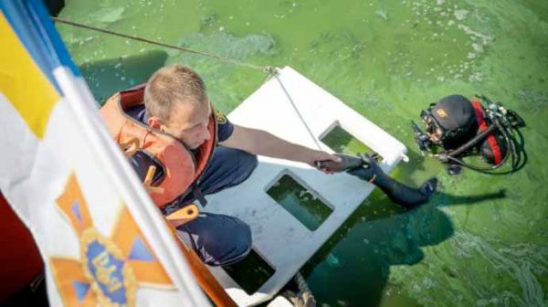 В николаевские воды погрузился дрон