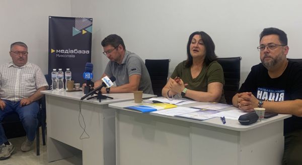 Глава Нацсовета Украины по телевидению и радиовещанию Ольга Герасимьюк поблагодарила журналистов прифронтовой Николаевщины