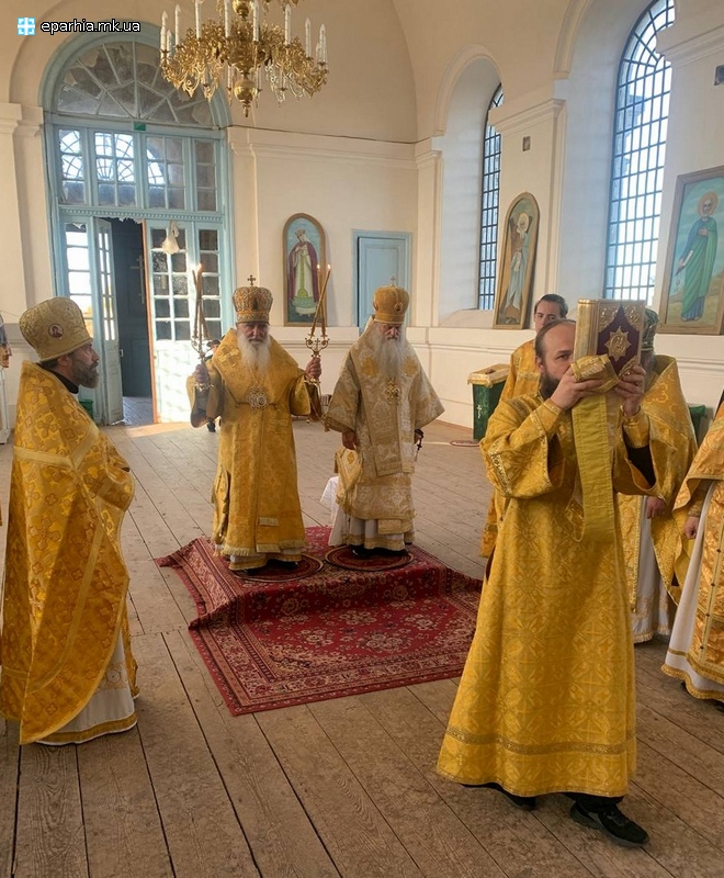 23.10.2023 Архиерейская литургия в мужском монастыре с. Константиновка