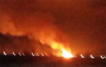 В воинской части в Волгоградской области ночью загорелся склад боеприпасов