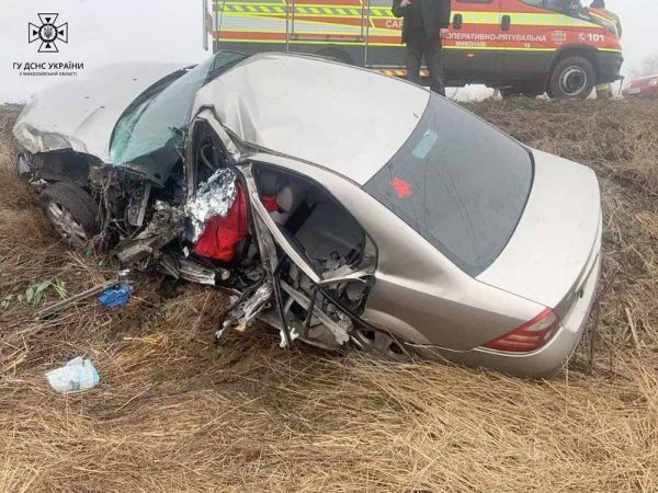 На трассе возле деоккупированной Снигиревки перевернулся «форд»