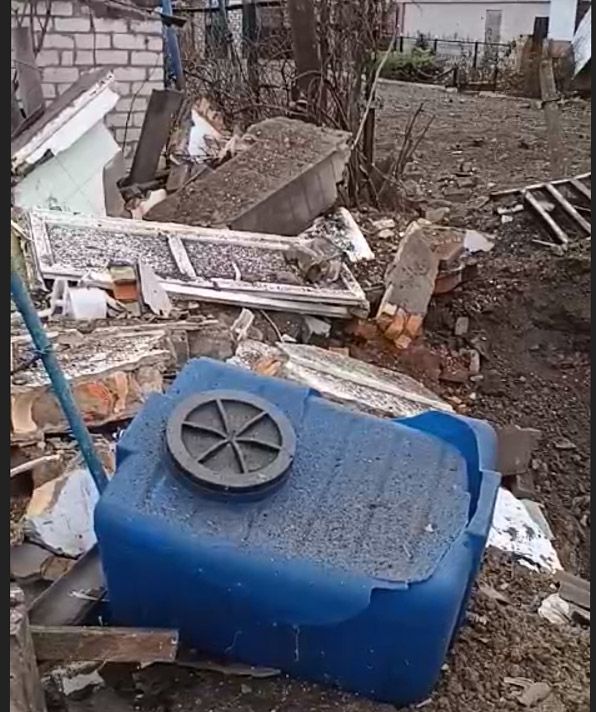 На Николаевщине российский «шахед» ударил по сельскому туалету