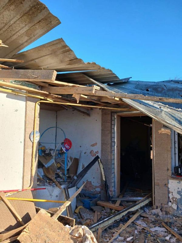 Во время артиллерийского удара по Очакову пострадали газовые сети. Фото