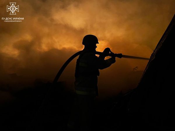 Вражеский беспилотник попал в недействующую базу отдыха в Николаевской области