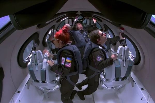 Одесситка Лина Бороздина сегодня на полтора часа слетала в космос: готовилась 18 лет