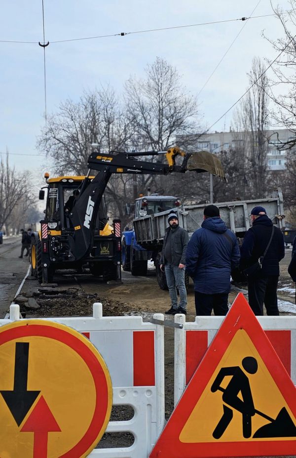 В Николаеве изменилось движение трамвая – ремонтируют Потемкинскую