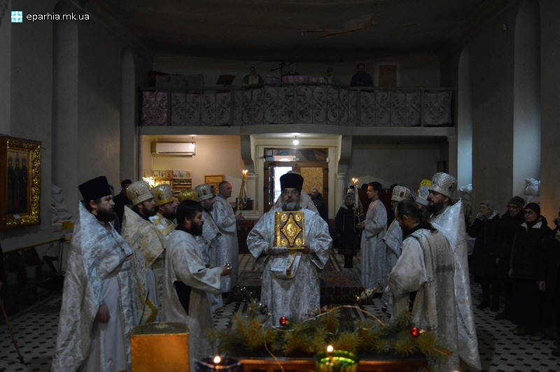 08.01.2024 Архіпастир звершив Літургію в Очаківському соборі