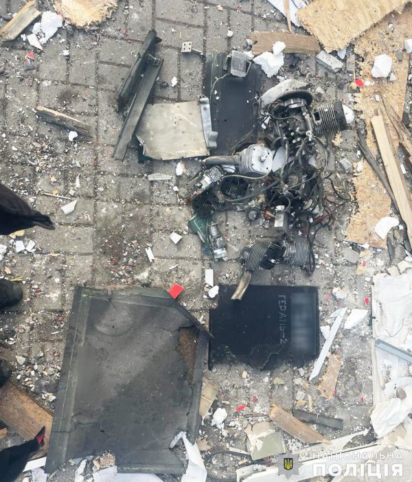 Полиция в Николаеве показала «мопед» на месте прилета. Видео