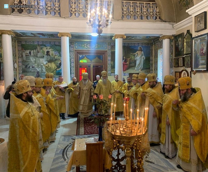 07.03.2024 Віруючі привітали Правлячого архієрея з 55-ою річницею чернечого постригу