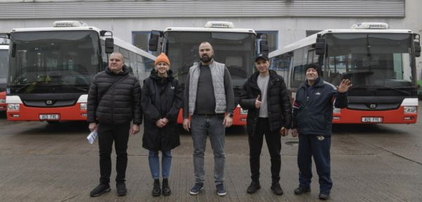 Прага отдала Николаеву три автобуса для общественного транспорта