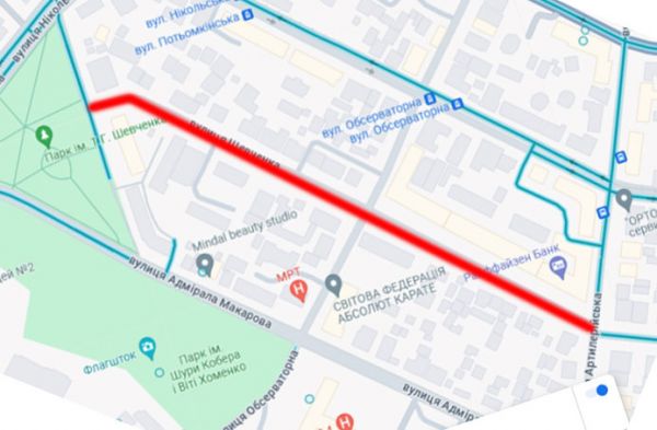 С 13 мая в Николаеве перекроют движение на нескольких кварталах по улице Шевченко