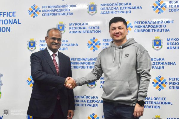 Николаев посетил посол Индии в Украине