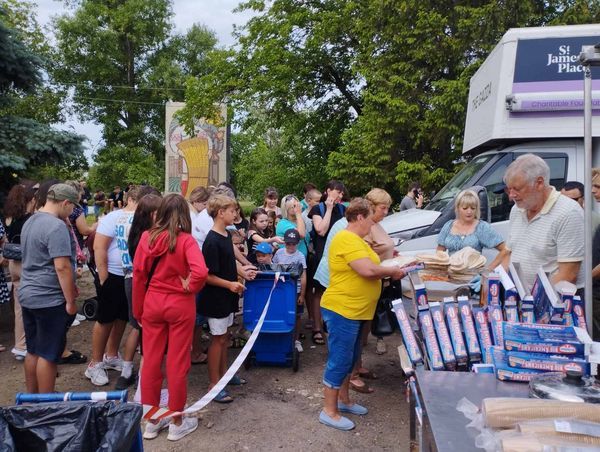 Шотландская «Пицца на колесах» приехала в прифронтовую Николаевщину