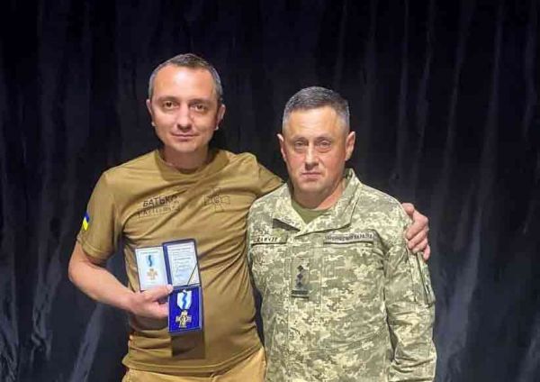 Почетным знаком «За оборону Николаева» награжден Вячеслав Мигачев