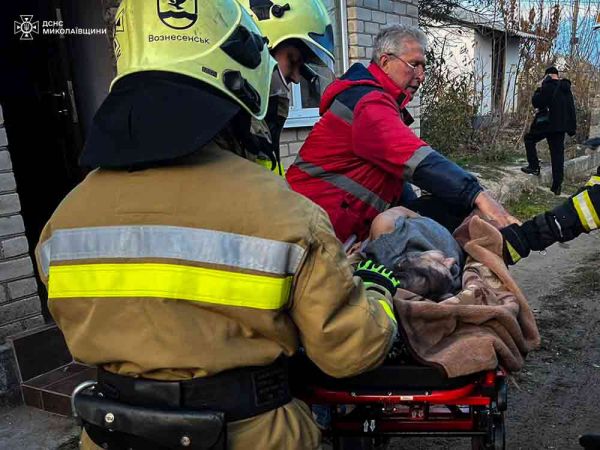 В Николаевской области сын вынес из пылающего дома свою мать