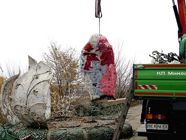 На Верхнем БАМе в Николаеве демонтировали легендарную «капусту»