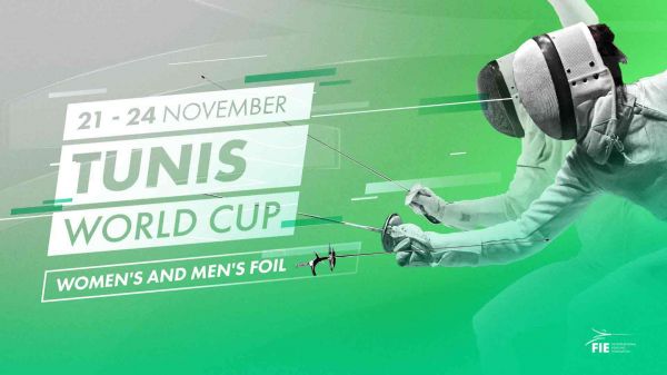 На этапе кубка мира в Тунисе рапиристка Алина Полозюк из Николаева фехтовала в 1/64 финала