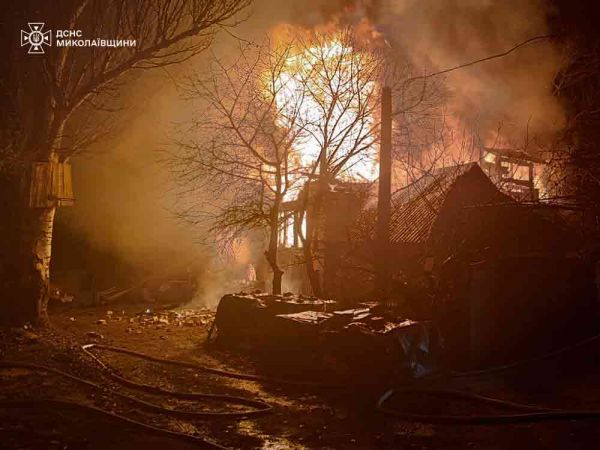 Полыхало на дачах в «Факеле» под Николаевом