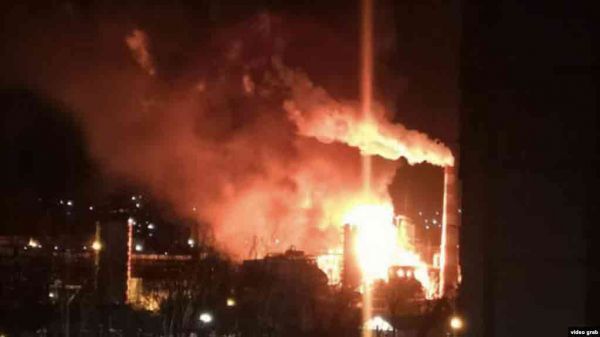 Ночью атакован морской порт в Туапсе