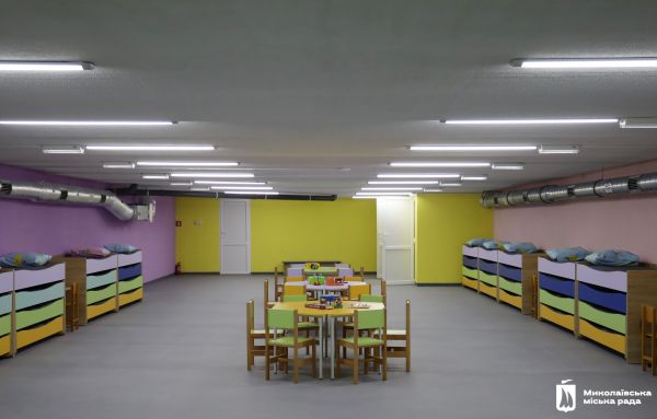 В детсаду Николаева отремонтировали укрытие