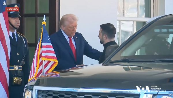 Трамп встретил Зеленского на пороге Белого дома