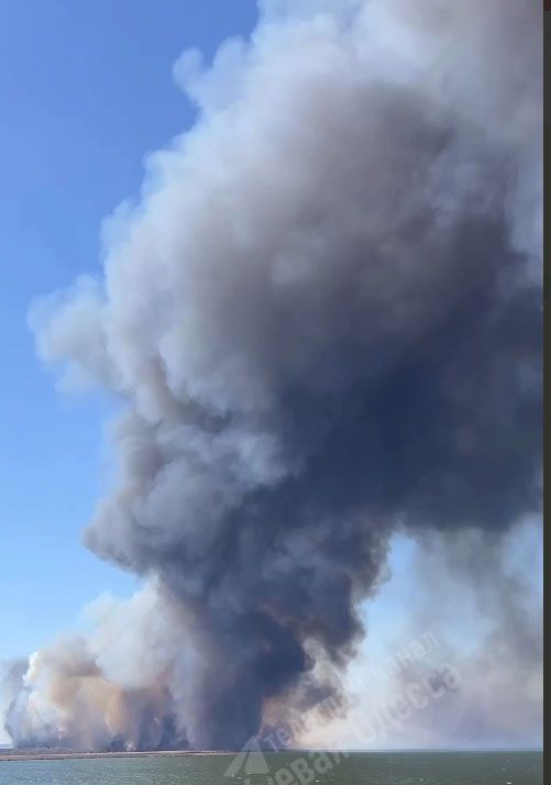 Крупно полыхает возле границы с фейковой ПМР