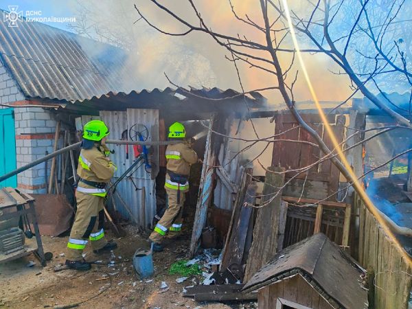 Жилкоп, автомобиль, мусоросборник, камыш – горевшие за прошедшие сутки на Николаевщине