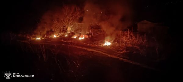 В Николаевской области с начала года резко увеличилось число пожаров