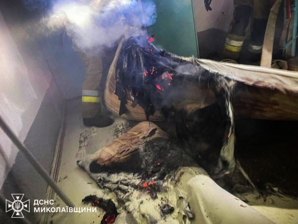 В Николаеве из-за электропростыни начался пожар в девятиэтажке
