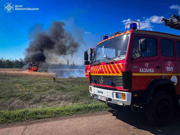 Пожары на Николаевщине – умышленные поджоги, огонь на даче и одна смерть