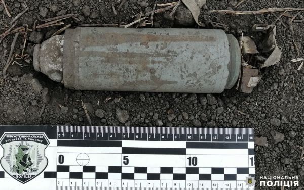 Найденный в поле в Николаевском районе кассетный боеприпас пришлось взрывать на месте