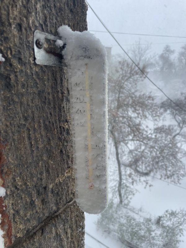 В Николаеве с утра метет метель