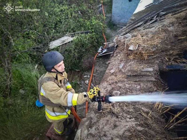 На Николаевщине произошло десять пожаров – один дрон и шесть поджогов