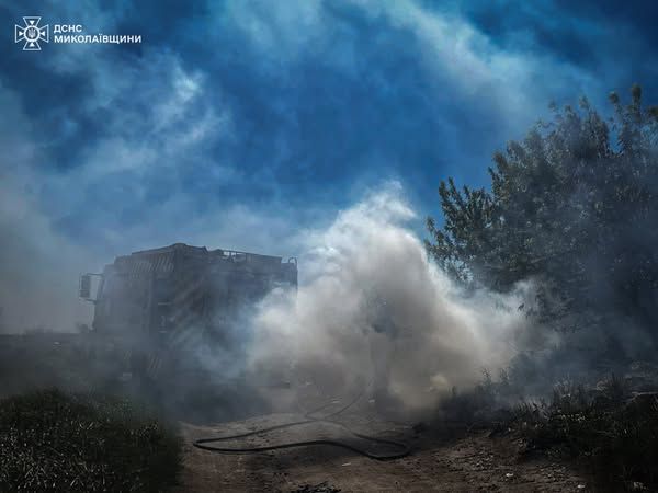 В Николаевской области горело сухостоя, камыша и мусора на площади 6 гектаров