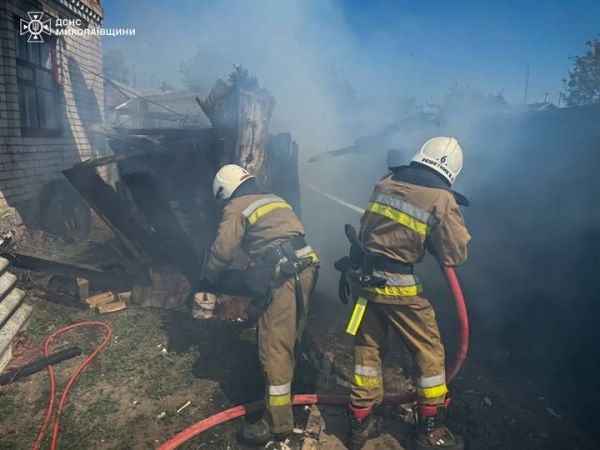 В Николаевской области горели хозяйственные постройки, сухостои и мусор