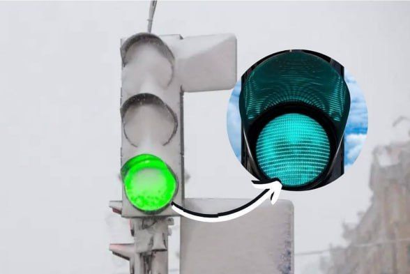 С завтрашнего дня Украина переходит на изумрудные светофоры