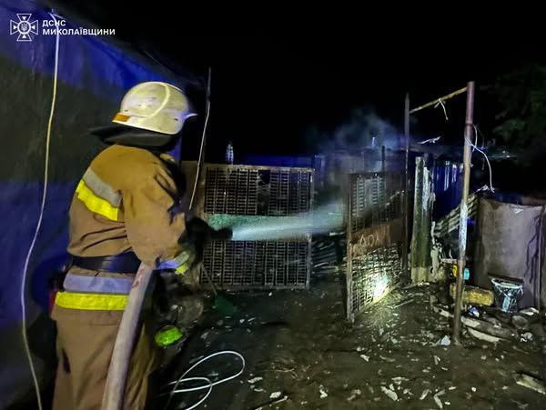 Огонь наделал беды в частных домовладениях на Николаевщине