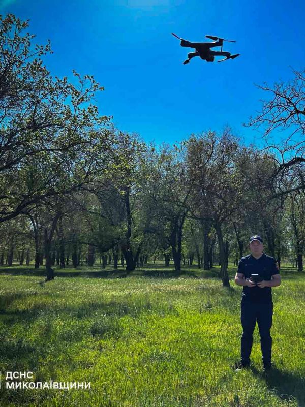 В Николаевской области на поджигателей камыша, сухостоя и стерни будут охотиться квадрокоптеры