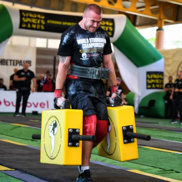 В Мадриде спасатель из Пивденноукраинска Данилюк взял золото чемпионата мира по стронгмену среди любителей