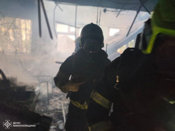 Последствия утренней атаки на Николаев