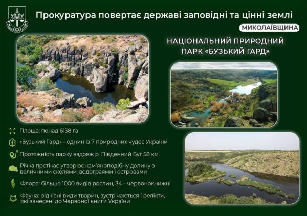 Николаевский госгеокадастр вывел из госсобственности 120 га заповедных земель...