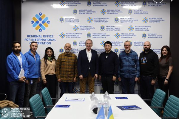 Николаевщину посетил глава миссии Международной организации по миграции ООН Роберт Тернер