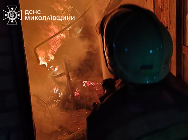 Хозяйственные здания и жилье – пожары на Николаевщине за прошедшие сутки