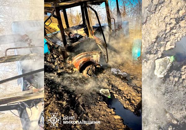 На Николаевщине трактор подорвался на боеприпасе: ранен водитель