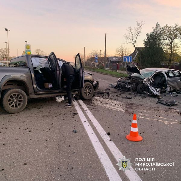 В Николаевской области в ДТП на городской улице пострадали двое детей. Фото