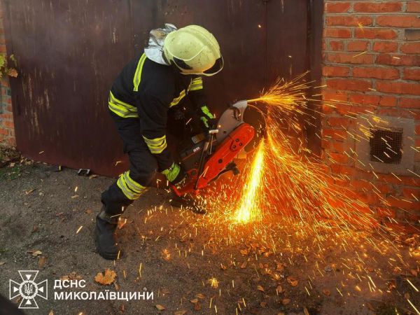 В автогаражном кооперативе Николаева произошел пожар. Фото