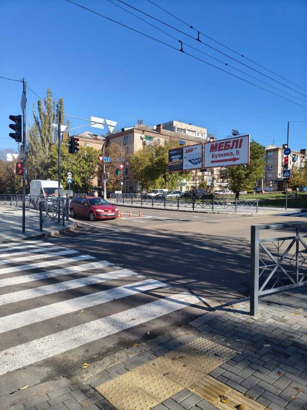 В Николаеве возле Центрального городского стадиона установили 26 новых светофоров