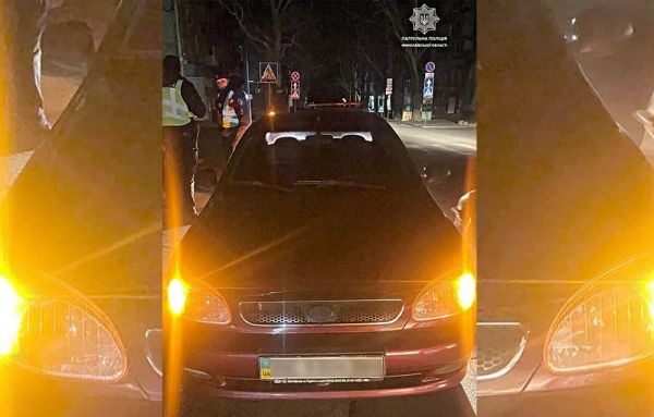 Гонки по Спасской: в Николаеве в комендантский час патрульные ловили пьяного водителя