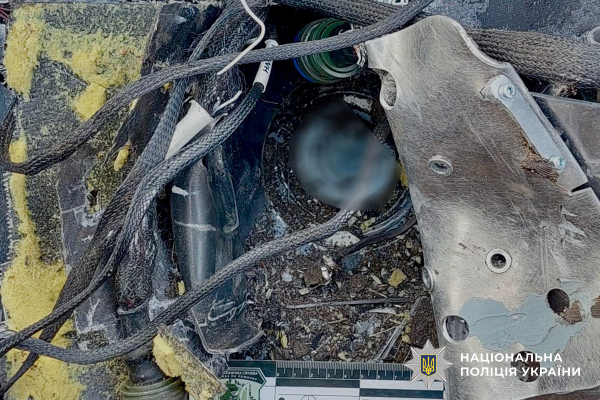 В Николаевском районе подорвали уцелевшую боеголовку сбитого «шахеда» (видео)