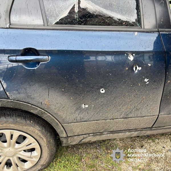 Удар БПЛА по автомобилю «Сузуки» возле Николаева – подробности. Фото